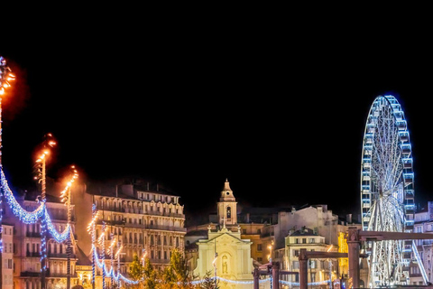 L&#039;esprit de fête à Marseille : Une visite à pied de Noël