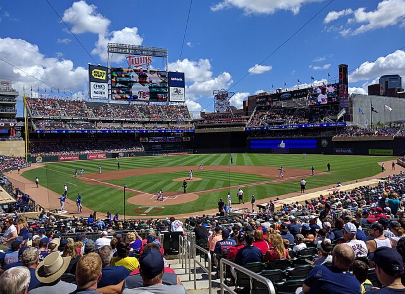Minnesota Twins baseballkamp på Target Field