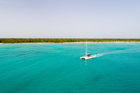 From Punta Cana: Saona Island Speedboat and Catamaran Tour VIP: All-Inclusive Trip to Saona Island Paradise