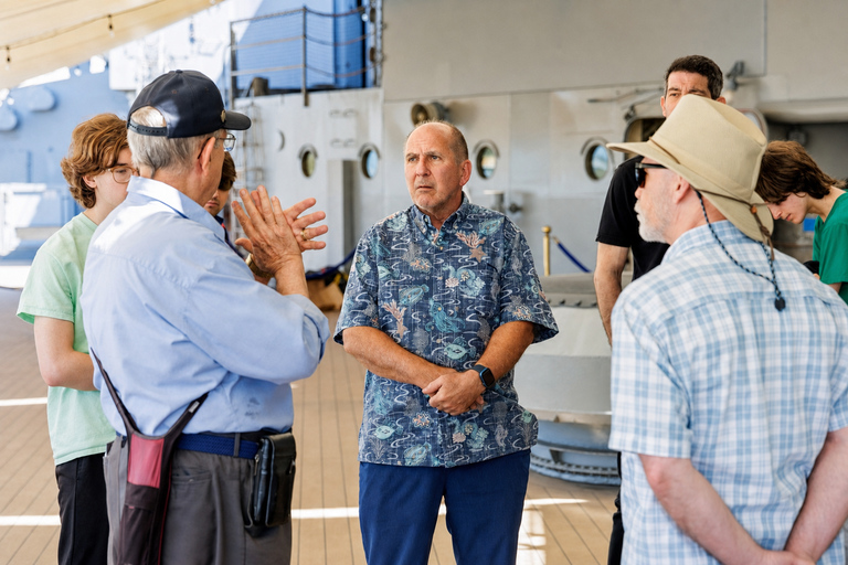 Los Angeles: Battleship Iowa Guided President's Tour