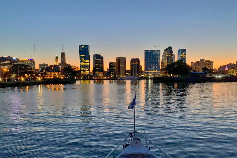 布宜诺斯艾利斯：含开放式酒吧的拉普拉塔河日落巡游1 小时游览