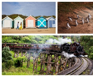 Melbourne: Puffing Billy, Penguin Parade,Brighton Boxes Tour