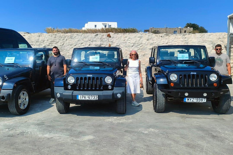 Mykonos: Privat jeeptur med Myrsini-stranden och Ano Mera