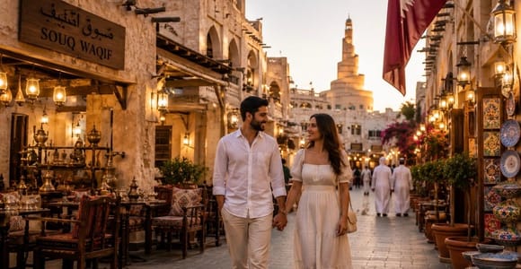 Doha: Private City Tour with Souq Waqif, Katara, The Pearl etc