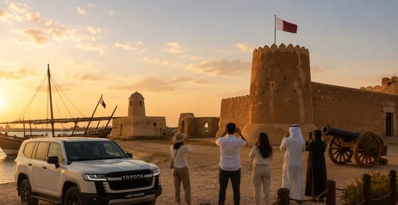 Doha North Of Qatar Guided Tour with Pickup and Drop-Off