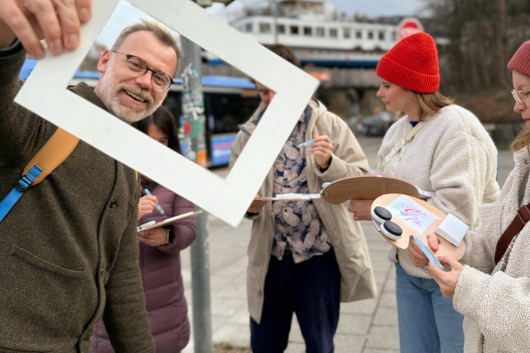 Aquarellmalerei-Erlebnis im künstlerischen MünchenPrivate Tour: Englisch, Deutsch oder Spanisch