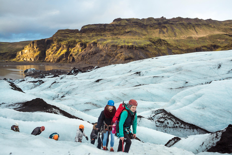 Vintertur med sydkust, glaciärvandring och norrskenSouth Coast, Glacier Hike och Northern Lights Winter Tour