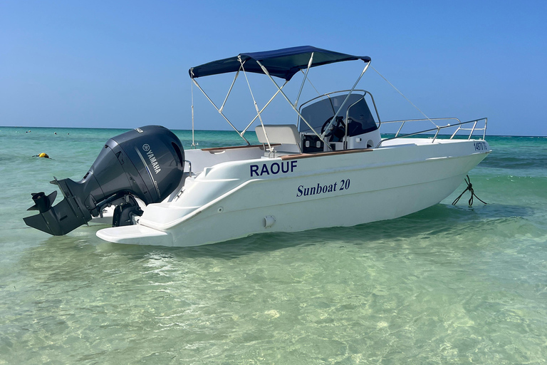 Djerba: Marine Adventure and Dolphin Search by Speedboat Marine Adventure and Dolphin Search by Speedboat 2 hours