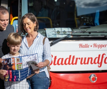 Halle (Saale) : Die Stadtrundfahrt mit dem Halle-Hopper