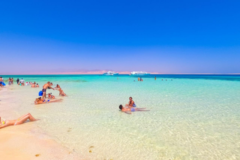 From Sharm: Ras Mohamed, White Island Snorkel & Dive & Lunch 1 Intro Dive Option Beginners & Professional