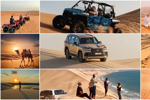 Doha: ATV, Quad/Buggy Dune Bashing, Camel Ride, Sandboarding