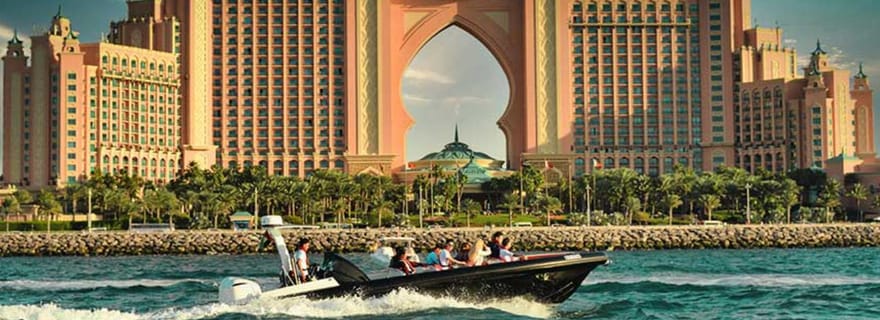 Marina de Dubaï : visite touristique d'une heure en hors-bord de luxe