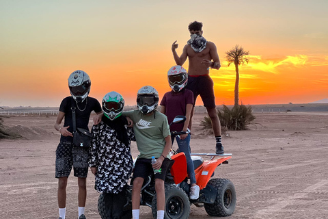 Quad al tramonto a Marrakech