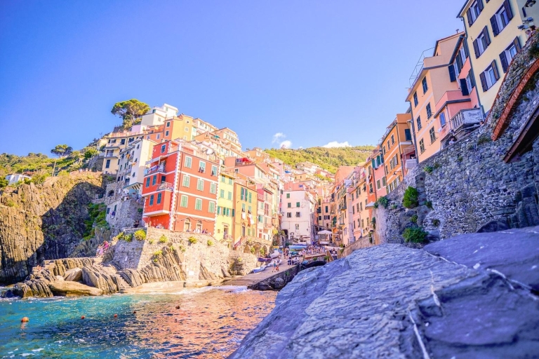 Ab Florenz: Küstenschönheit − Tagestour nach Cinque TerreTour auf Französisch mit Mittagessen