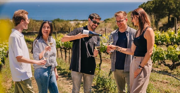 Barcelona: Sailing Cruise & Vineyard Tour with Wine Tasting