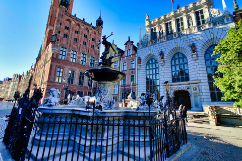 Gdańsk Starter : Explorez le quartier historique de la ville principaleGdańsk Starter - Main Town - petit groupe avec prise en charge par la voiture