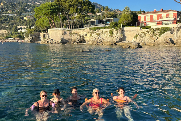 Cagnes-sur-Mer: Riviera Sunset Cruise with Swim & Snorkel