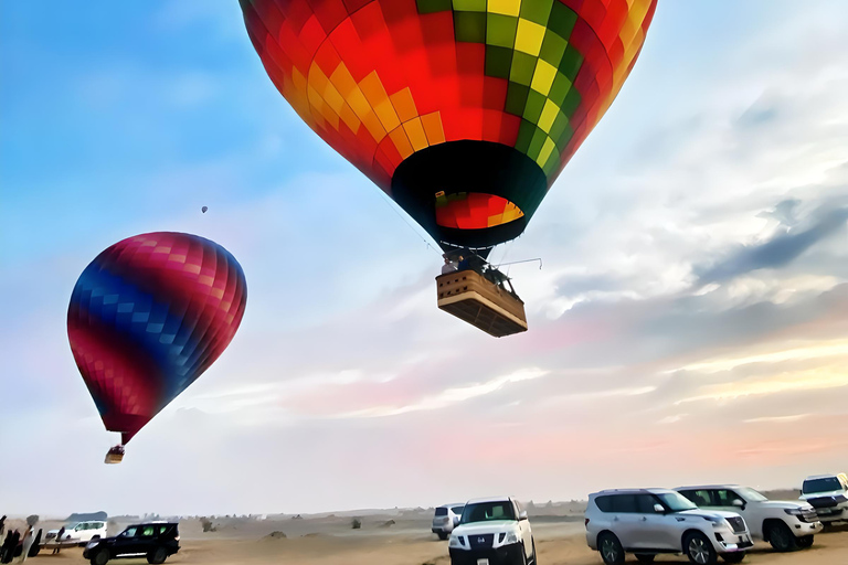 Dubai: Sunrise Hot Air Balloon Ride with Transfers & More