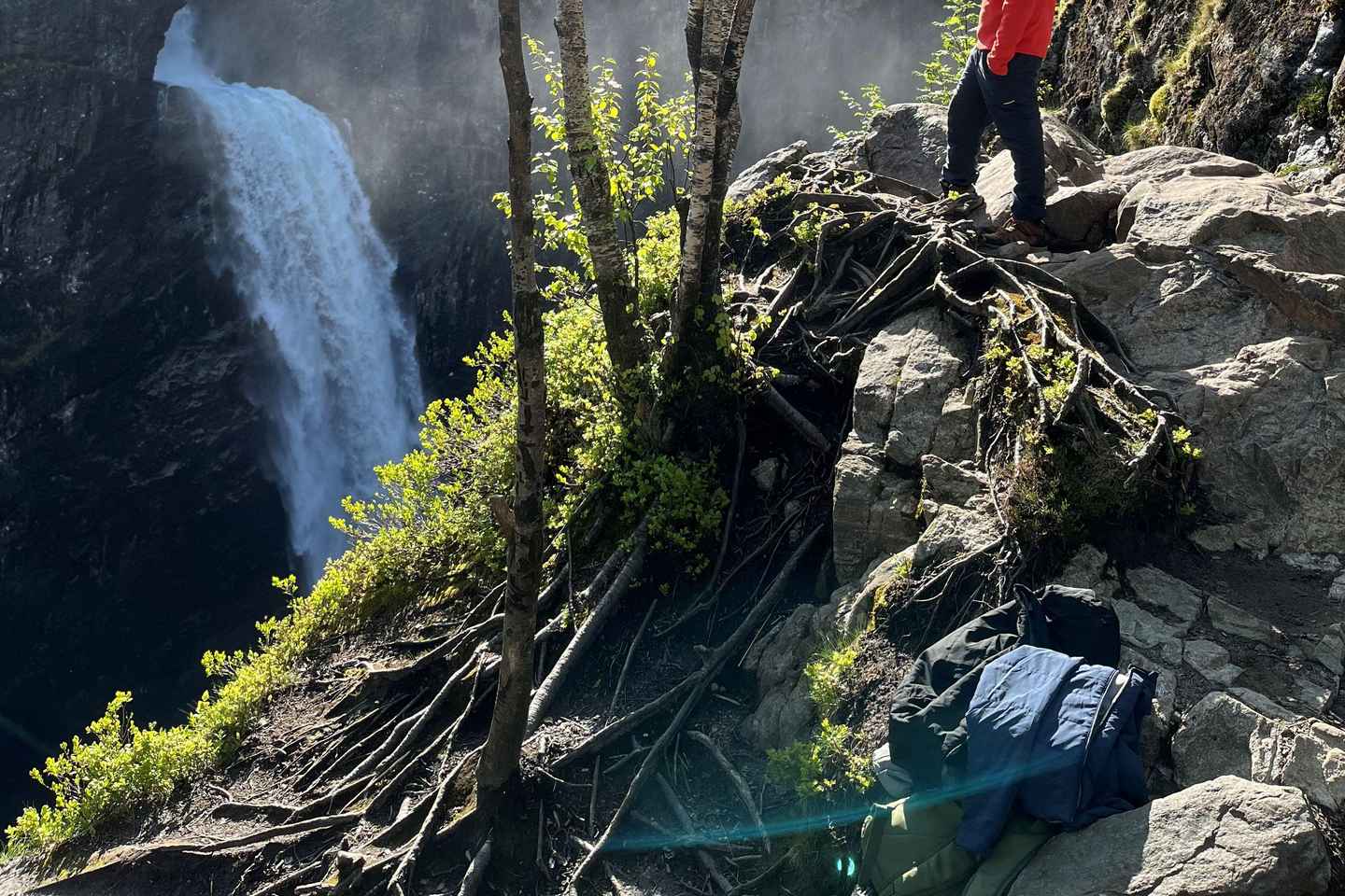 Stavanger: Månafossen Waterfall and Via Ferrata Bouldering