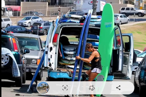 Santa Monica: Surfboard and Wetsuit Rental