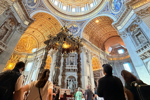 St. Peter's Basilica Audio Guided Tour With Dome Climb Without Elevator