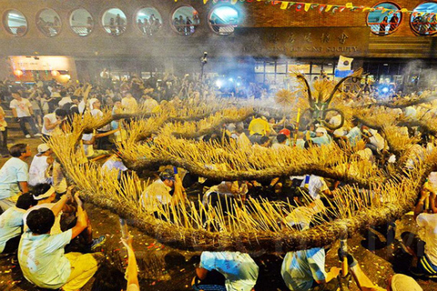 Hong Kong: Fire Dragon Dance Night with VIP seat and dim sum