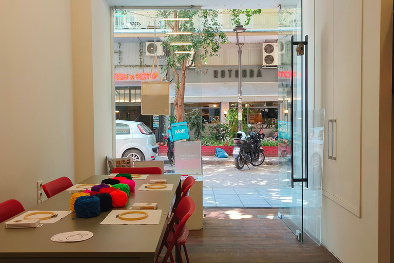 Thessaloniki: Punch Needle Workshop. Ein kreatives, lokales Erlebnis.Thessaloniki: Punch Needle Workshop. Ein kreatives, lokales Erlebnis