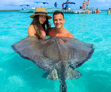 Antigua: Stingray City Experience with Round-Trip Transfer