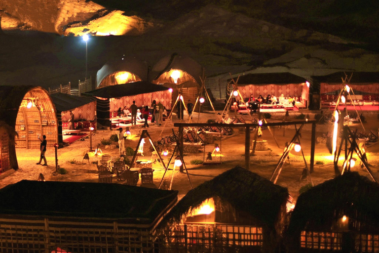 From Cairo: Desert night, Bedouin dinner, coffee & show