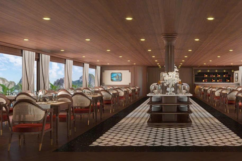 Hanoi: 2-Day Halong & Bai Tu Long Bay 5-Star Cruise, Balcony Halong: 2-Day Halong& Bai Tu Long 5-Star Cruise with balcony