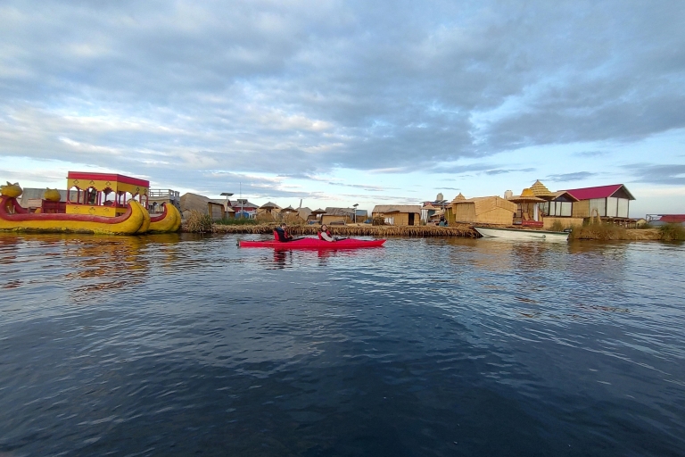 Kayaking uros and Taquile island