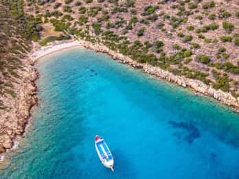 Crociera in barca sull'isola di Bodrum Orak con pranzo e bagno