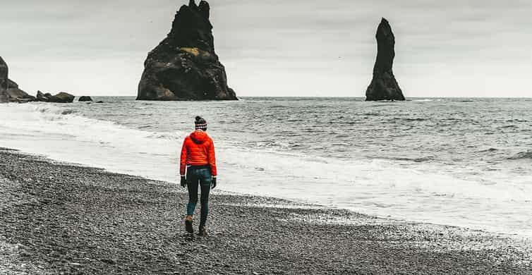 Island: Ganztagestour Südküste, Schwarzer Strand und Wasserfälle