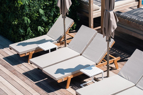 Noma Island Beach Club Experience with Boat Transfers Sunbed for 1 person