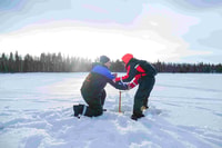 Arctic Ice Fishing by Snowshoe - Housity