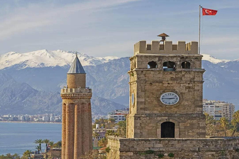 Antalya: Luxury Old City Tour w/ Waterfall, Boat, Cable Car Luxury Old City Tour with Waterfall and Boat Ride