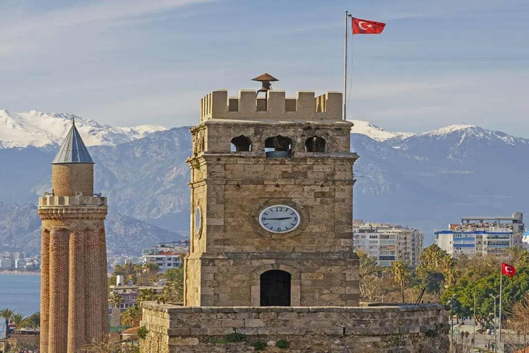 Antalya: Luxury Old City Tour w/ Waterfall, Boat, Cable Car Luxury Old City Tour with Waterfall and Boat Ride