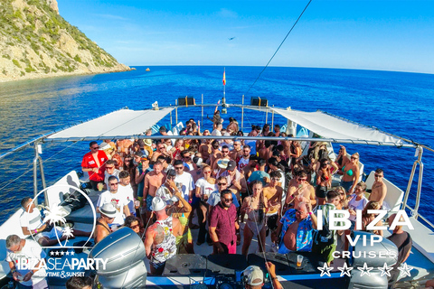 Ibiza: VIP Catamaran Party with DJ, Open Bar, Paella, and Nightclubs STANDARD TICKET