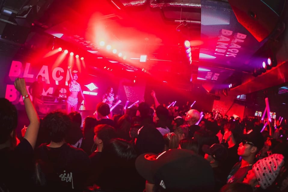 福岡：BLACK BAMBIナイトクラブ入場チケット