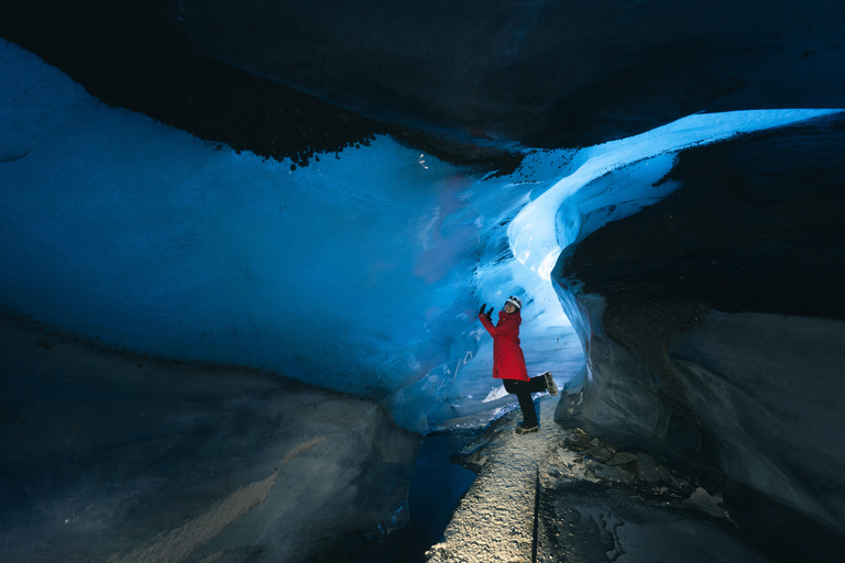 From Vík: Fly your Drone in Katla Ice Cave Super Jeep Tour