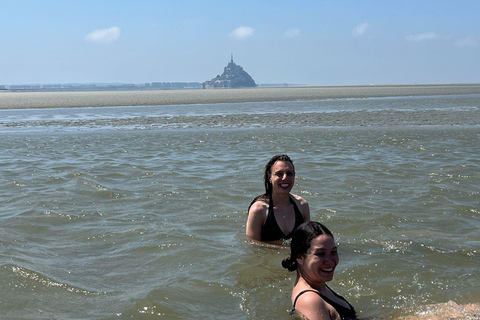 Bay of Mont Saint-Michel : Quicksands + Tombelaine Island Bay of Mont Saint-Michel : Quicksands + Tombelaine Island