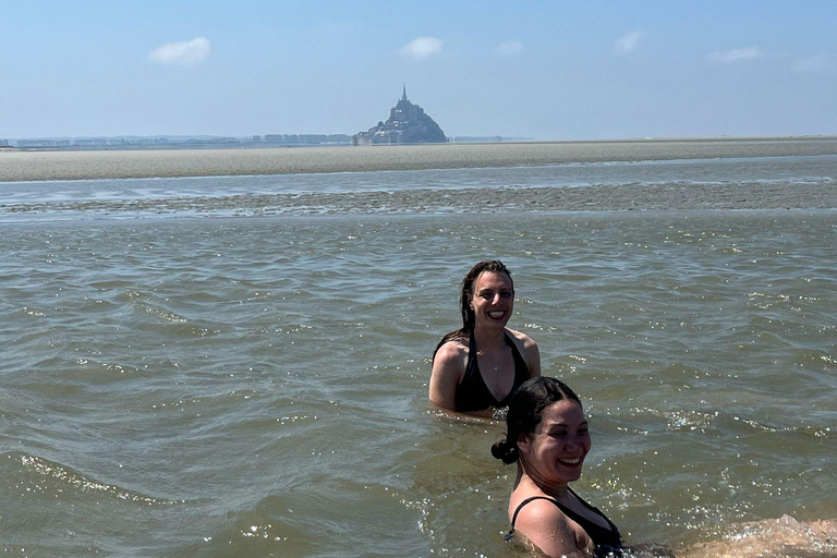 Bay of Mont Saint-Michel : Quicksands + Tombelaine Island Bay of Mont Saint-Michel : Quicksands + Tombelaine Island