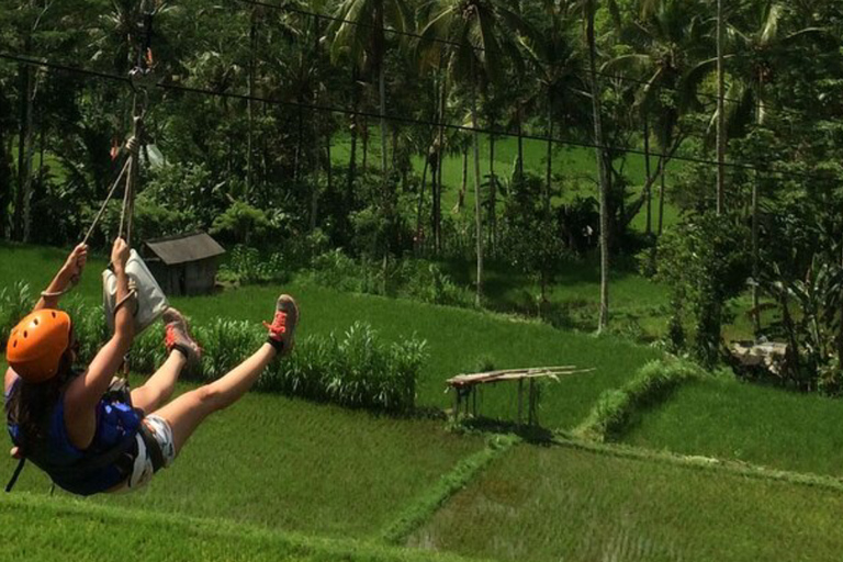 Bali Rafting: River Rafting with Zipline Down to the River River Rafting Only ( No Transport )