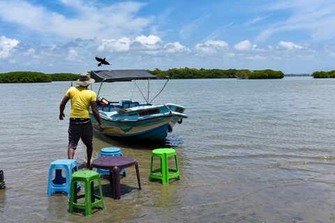 Negombo: Lagoon Boat Tour with hotel transfers & fruit snak