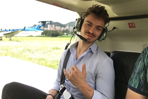 Medellín: Helicopter Tour with Hotel Pickup