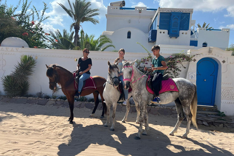 Djerba: Lekcja jazdy konnej dla początkujących dla dorosłych i dzieci.