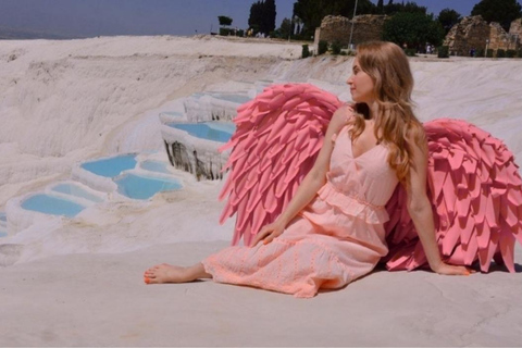 Antalya to Pamukkale: Day Tour W/Optional Hot Air Balloon Antalya Pamukkale Day Trip With Balloon Flight