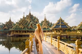 Historische Tour durch Bangkok: Antike Stadt, Wat Paknam & Erawan
