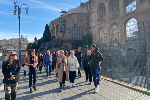 Roma: Visita guiada ao Coliseu, Fórum Romano e Monte PalatinoExcursão em Espanhol