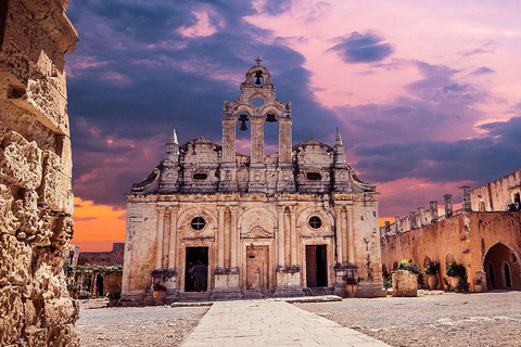 Chania Areas: Day Trip to Arkadi -Margarites & Rethymno City From Perivolia, Halepa